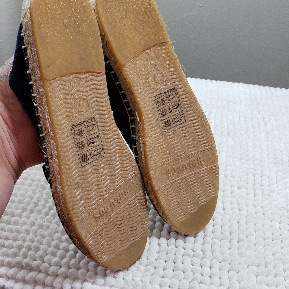 Jason Polan for Soludos Navy Wink Espadrilles - Picture 7 of 8